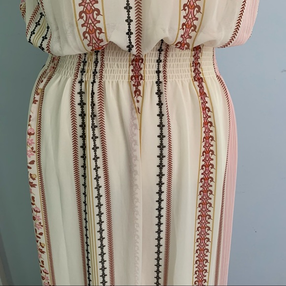 Anthro boho maxi dress NEW by ASTR The Label, Millie Floral Dress ivory print - Picture 8 of 13